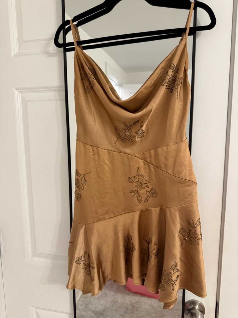 Oh Polly Women's Satin mini dress - Picture 5 of 10